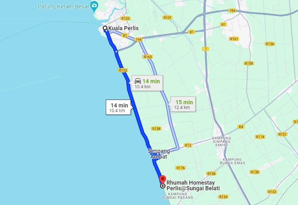 Rhumah Sungai Belati Βίλα Simpang Empat  Εξωτερικό φωτογραφία