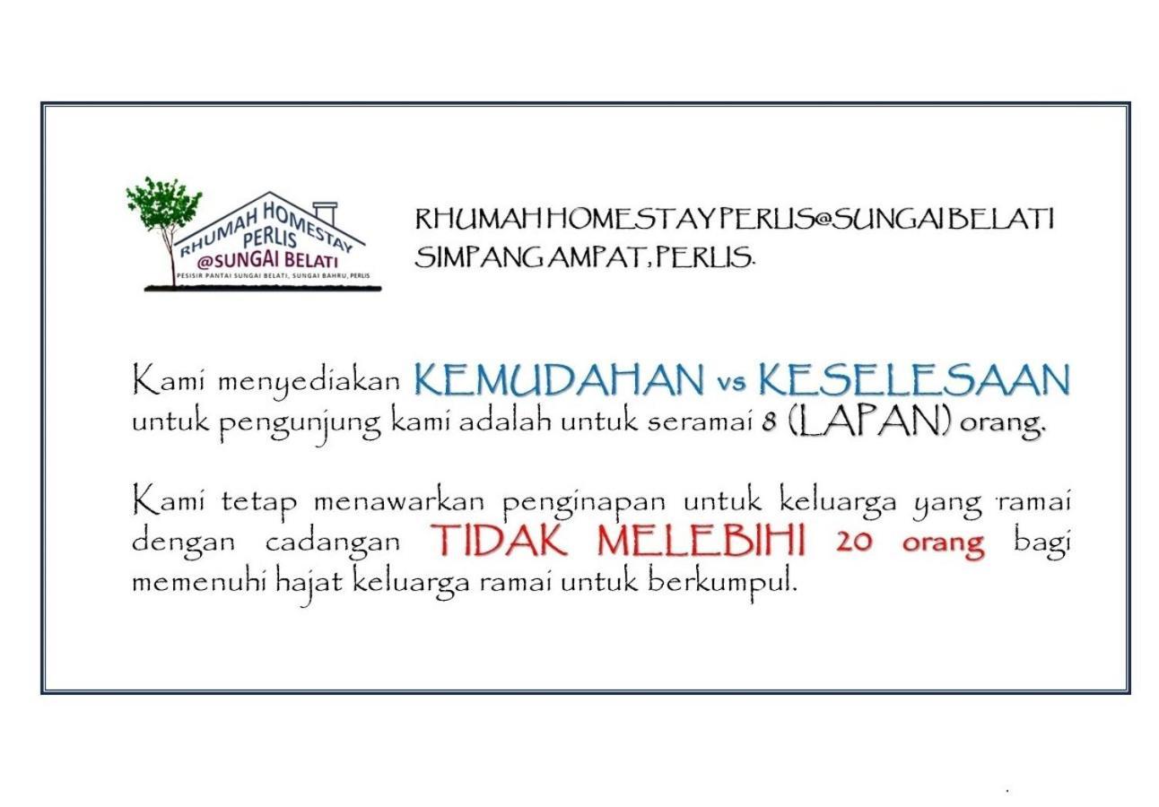 Rhumah Sungai Belati Βίλα Simpang Empat  Εξωτερικό φωτογραφία